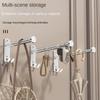 Stainless Steel Clothes Hanger Storage Rack Wall-mounted Scalable Storage Racks Drying Hanger