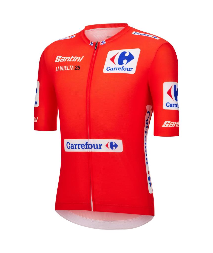 Santini LA VUELTA - RED JERSEY Cycling Jersey, Men's, Red, Size S