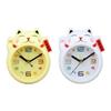 Creative Lucky Cat Alarm Clock White Table Clock Feng Shui Figure Clock Kids Alarm Clock  Kids