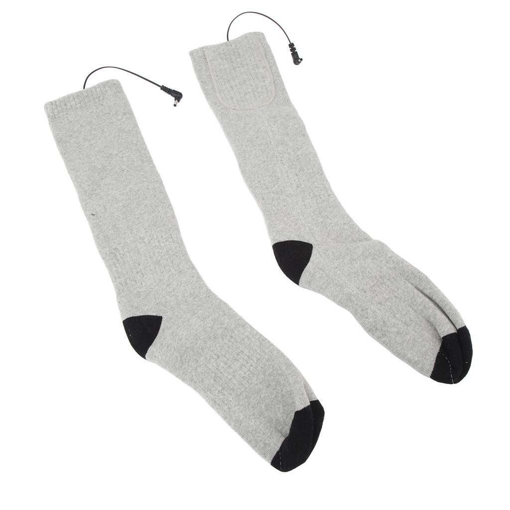 Electric Hting Socks Winter Thicken Cotton Cold   Warm USB Plug in Electric Socks for Men Women