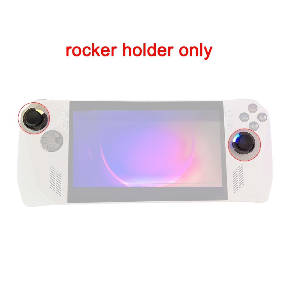 1pair For Asus Rog Ally Rocker Holder Anti-drift Game Handheld Accessories For ROG Ally Prevent Stick Drift Locks Balck/Whi Q3U1