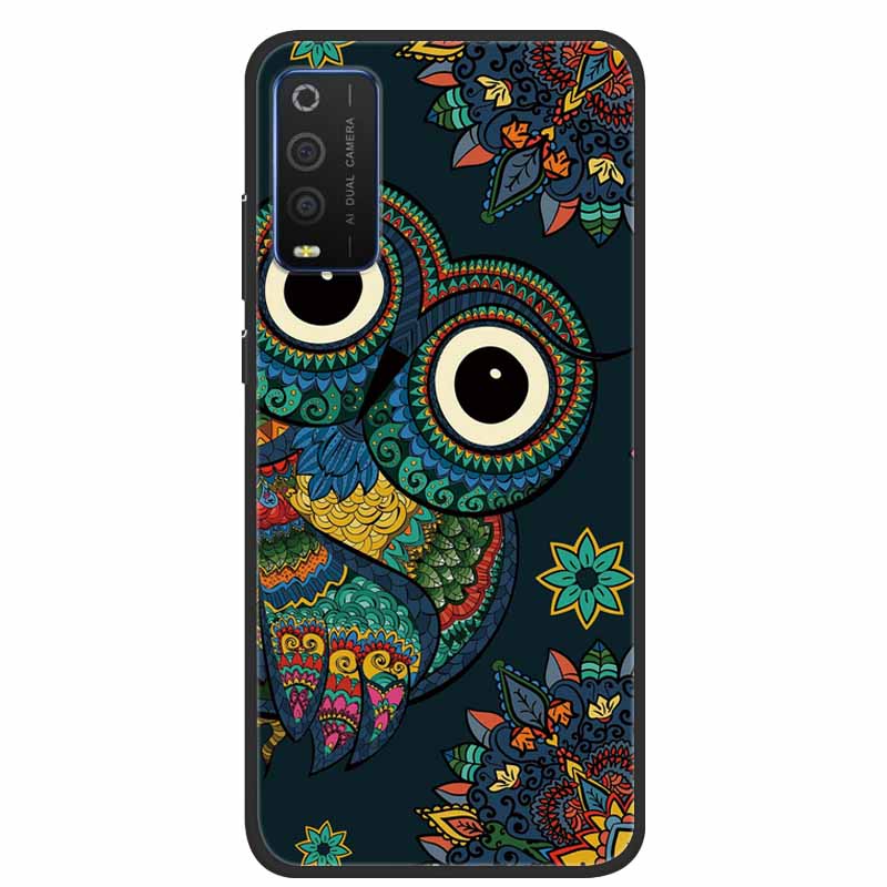 For TCL 205 Cases Fashion Silicone Soft TPU Protective Covers for TCL205 Phone Cases Floral Fundas for TCL 205 4187D 2021 Coque