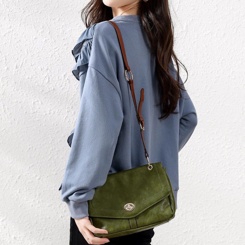 Autumn Casual Loose Design Splicing Chiffon Ruffle Edge Haze Blue Long Sleeved Round Neck Sweatshirt for Women