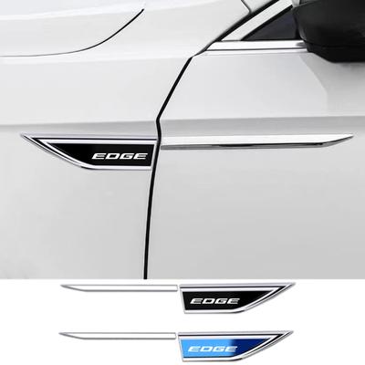 Car Body Protective Metal Sticker Car Fender Side Blade Badge For Edge 2015 2016 2017 2018 2019 Car Accessories