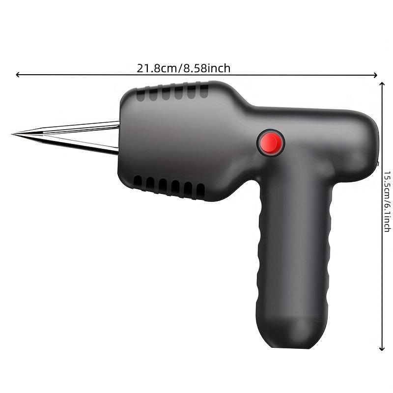 Elektrisch betriebene Geflügelrupfmaschine, Kabelloser Betrieb, Tragbar, Schwerlastausführung mit ergonomischem Griff, Leistungsstarker Motor für Huhn, Ente, Gans