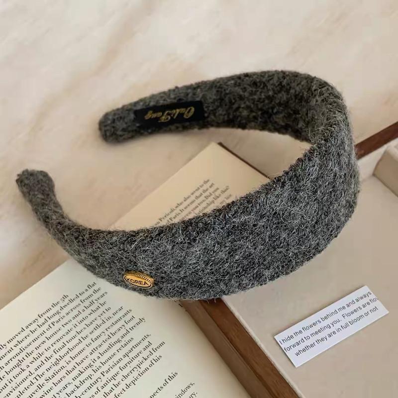 Red headband for women, wide-brimmed, hair-pressing, face-washing headband, high-end, stylish, fashionable headwear, hairpin headband