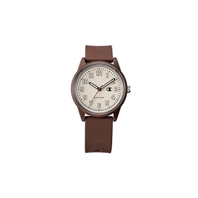 Champion R05A-503VK Brown Solar Analog Waterproof Watch with Urethane Band