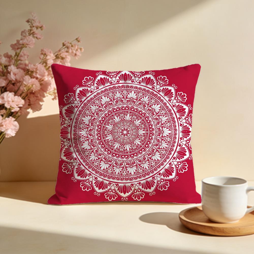 OldWorld European Retro Motif Cushion Cover Soft Pillow Cases for Home Bedroom Living Room Sofa