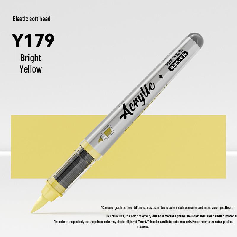 Jinzhi Liquid Acrylic Marker Pen - Soft Tip, Opaque, Large Capacity, Stackable Colors