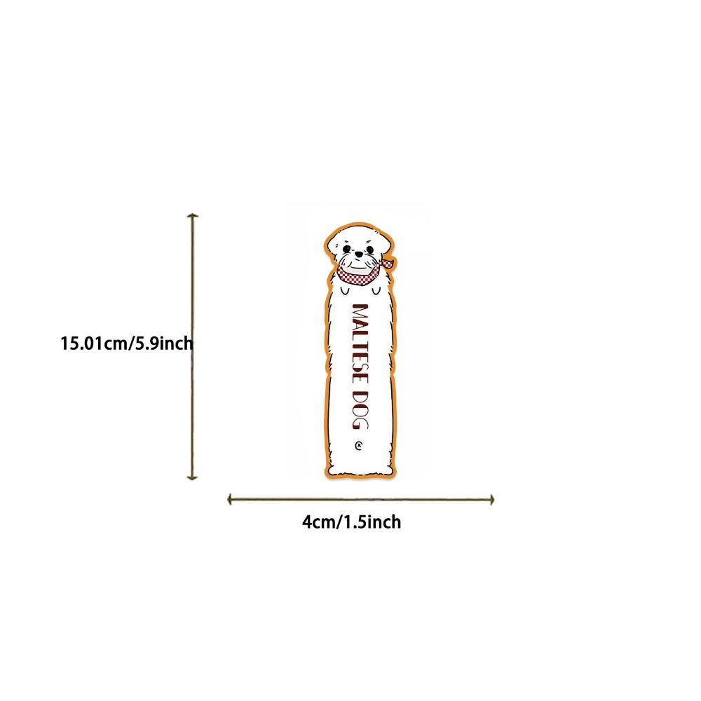 30PCS Cartoon Bookmark Puppy Theme Reading Pages Book Tags Reading Book Clip  School Supplies