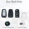 Key Fob Shell Case Replacement Fits for Toyota Highlander RAV4 RAV-4      Keyless Entry Remote Control 4 Button Pad Cover for SUV