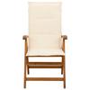 Garden Lounge Chairs 6 pcs Natural Solid Acacia Wood