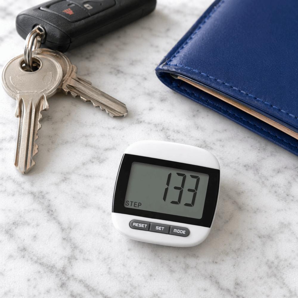Compact Size Digital Pedometer ABS Fitness Tracker Portable Step Counter Fitness
