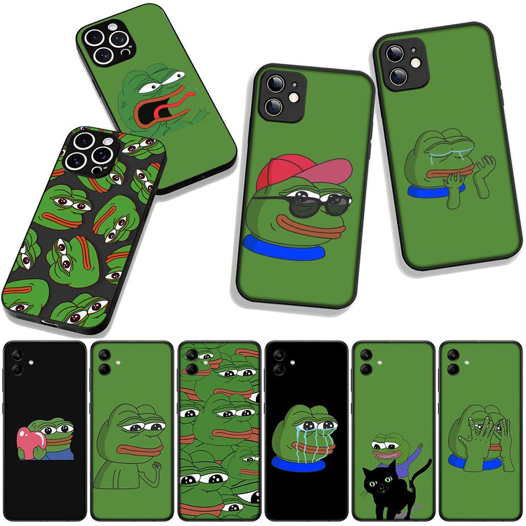 Cover for Xiaomi Poco F7 F6 F8 Ultra F5 X7 X6 X5 X3 NFC M7 M6 Pro C85 C75 C65 C71 C61 Phone Case Animal Sad Frogs Pepes Funny