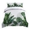 Simple Turtle Leaf 3D Printing Grinding Advanced Sense Three-Piece Quilt Cover Dormitory Three-Piece Bedding