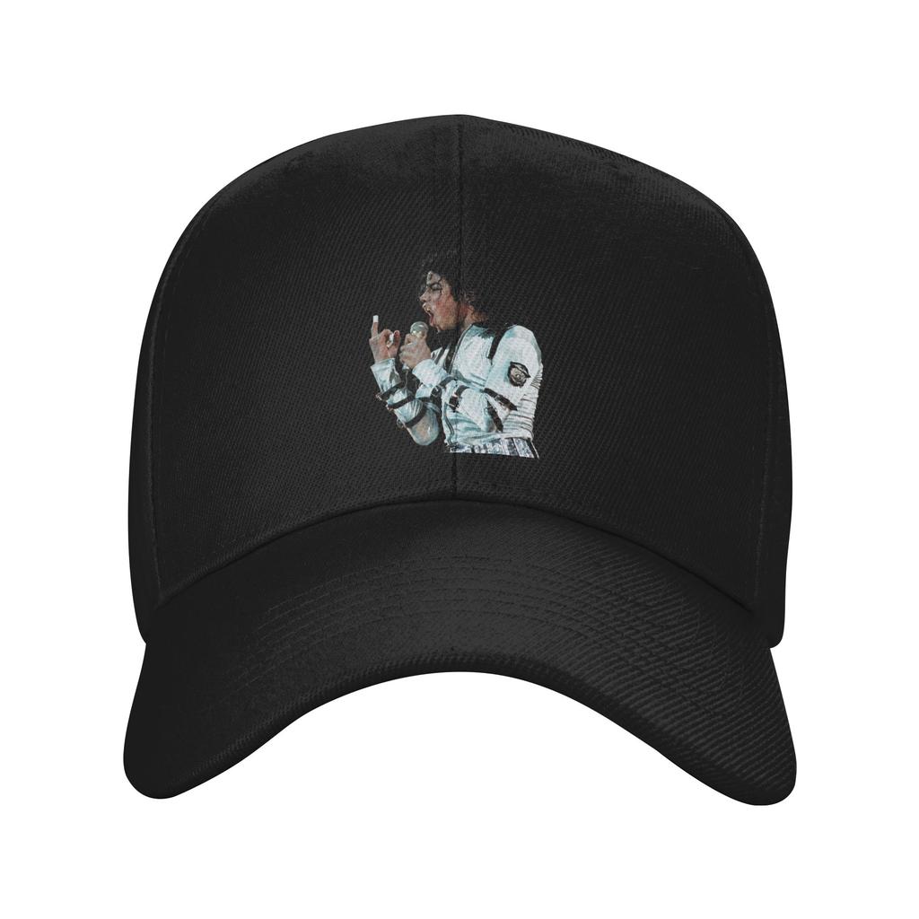Cappellino da Baseball Michael Jackson Live Bad Tour Wembley Cappelli Hip Hop Classici Estivo Unisex Unisex Corsa Hippie Cappellini da Baseball