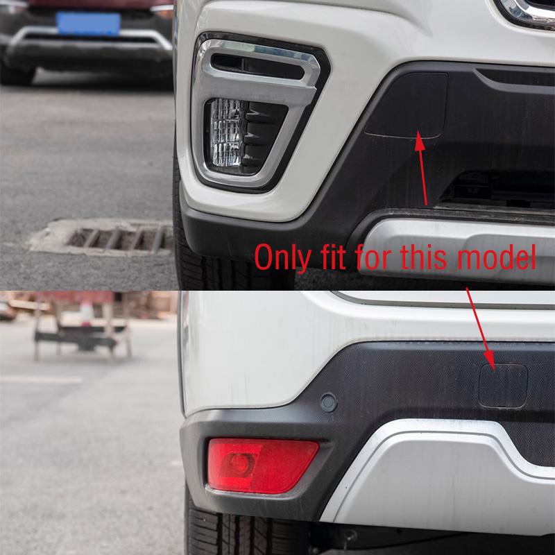 For Subaru Forester SK    Car Front Rear Bumper Tow Hook Cover Trailer Eye Cap