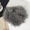 Solid Color Imitation Wool Scarf Magnetic Snap Faux Fur Collar Neckwear Fluffy Muffler  Night Out