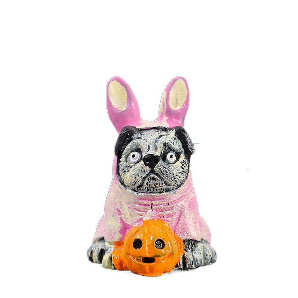 3D Halloween Small Ornament Mini Resin Halloween Ornament  Crystal Ball Accessories