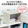 Sanwa Direct Safe for Home Small Width 31 x Depth 20 x Height Numeric Wall Mountable Use, 9.9L, 20cm, Keypad/Key Type, 200-SL038GY