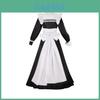 Playing Death Game To Put Food On The Table Cosplay Costume With Black White Maid Dress For Role Play