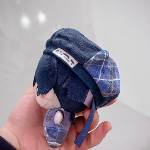 Scaramouche Wanderer 10cm Starfish Style Cotton Plush Doll Anime Keychain Pendant Gift