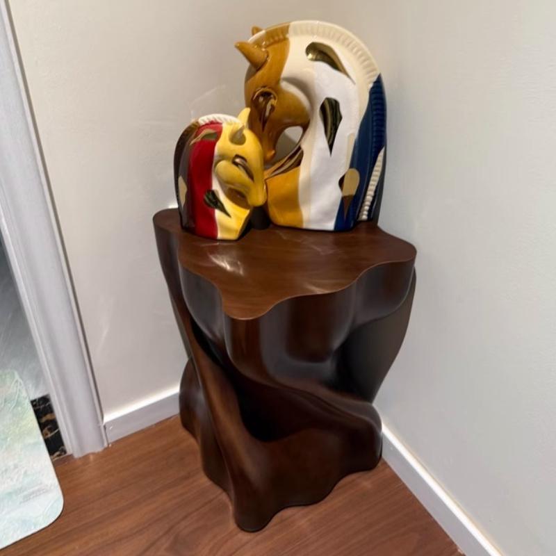 Wooden Coffee Table Simple Creative Side Table Living Room Decoration Tea Tables Corner  Lounge Stool Aesthetic Home Furniture