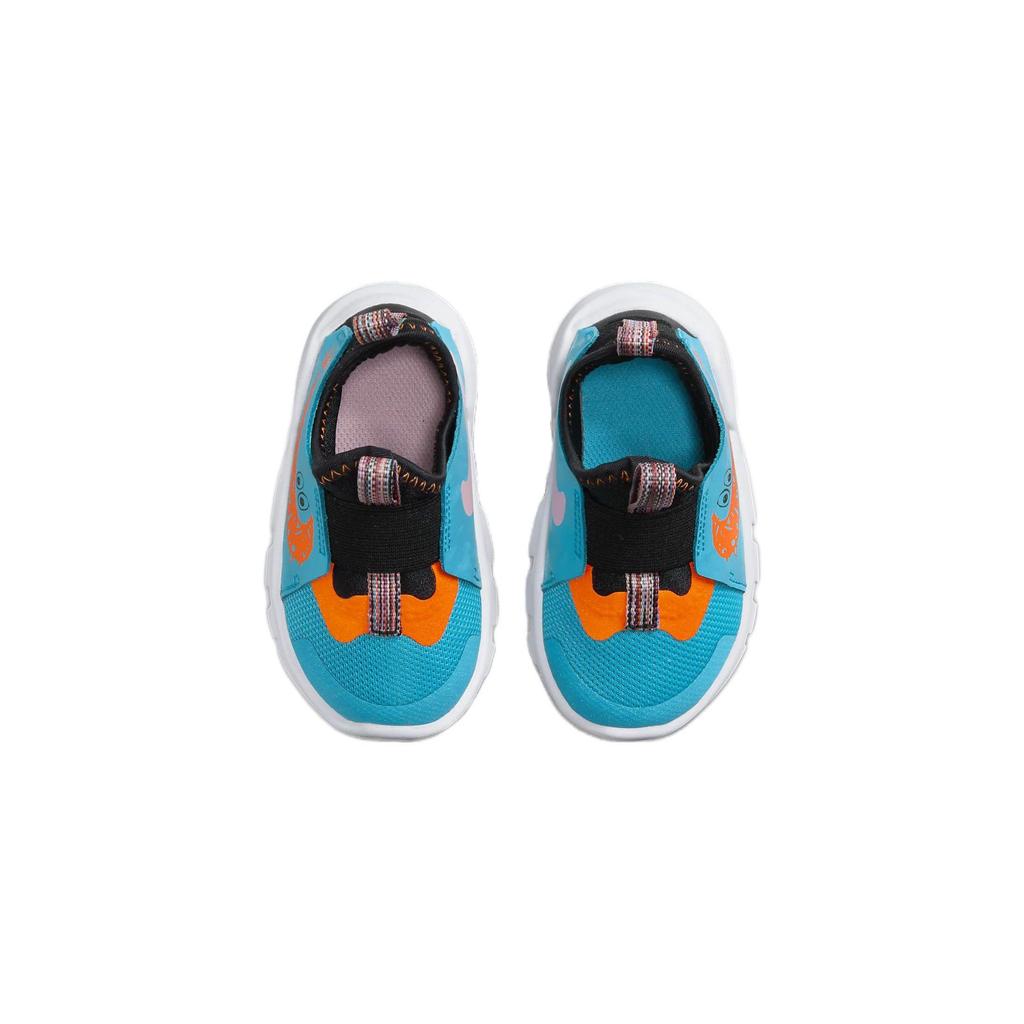 Nike Flex Runner 2 Lil Toddler's Blue Lightning Black White Total Orange FV6667-400
