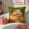 Cartoon BBoonie BBears Cushion Cover Pillowcase Short Plush Invisible zipper Room Sofa Cushion Cover