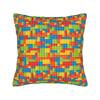 Classic Red Green Blue Yellow Building Blocks Bricks Pillow Case Comfy Pillow Cover Funny Pillowcases For Living Room Sofa