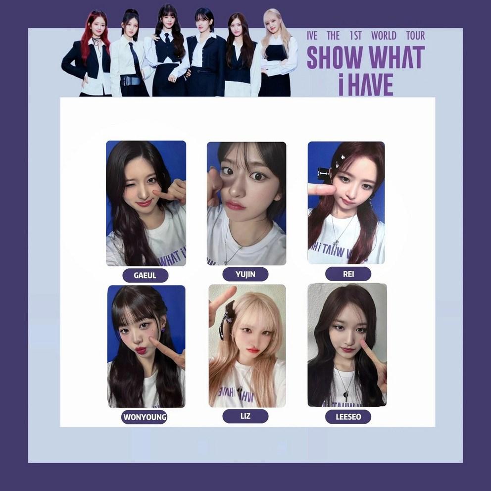 IVE Fotokarty 30 listů 36 listů IVE Fotokarta Switch Alive World Tour MINE