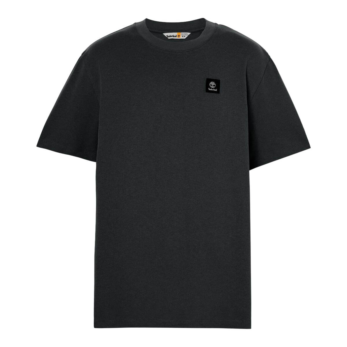 

Timberland Men s Short Sleeve Woven Badge T-Shirt, Black, Medium, TB0A42P50011