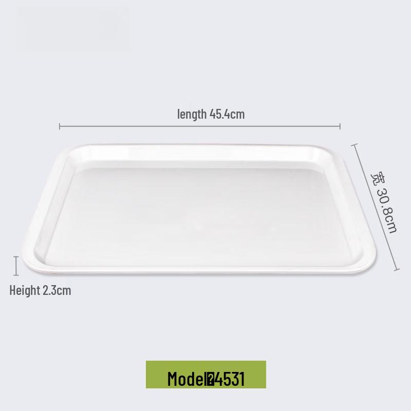 Wuhe 17.8-inch Chinese Style Non-slip Serving Tray