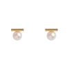 Niche Beauty Ji Pearl Simple Stud Earrings Women's New Trendy Temperament Earrings High-end Small Fragrant Style Earrings