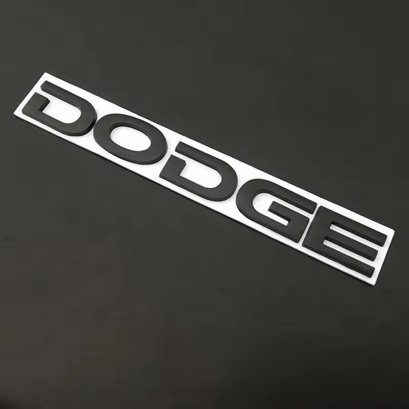 1PC Alloy Spliting Letter Rear Tail Emblem Cover Sticker for Dodge Durango Journey Charger Jcuv Caliber Challenger Nitro Caravan CC8