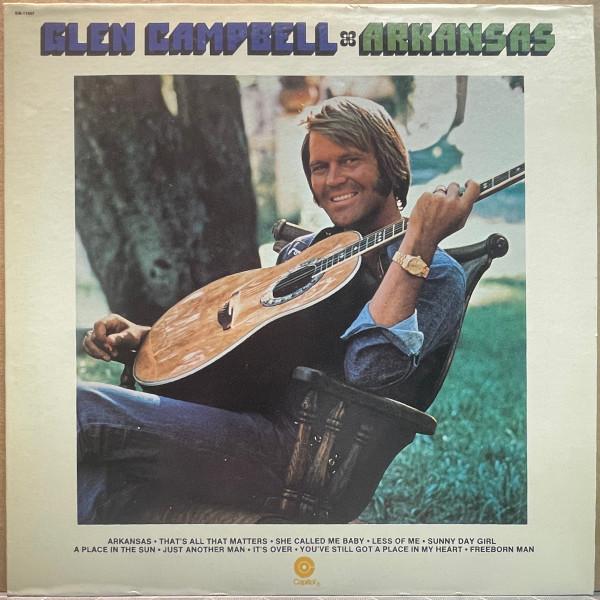 LP Record GLEN CAMPBELL - Arkansas SM11407 Capitol Records 1975 US Folk Used