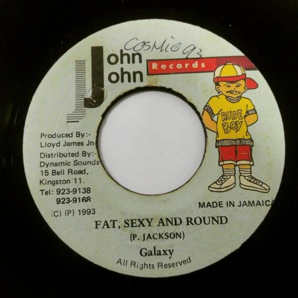 

7inch Record GALAXY P Fat Sexy And Round NONE John John Recor 1993 Jamaica Reggae Ska Dub Used