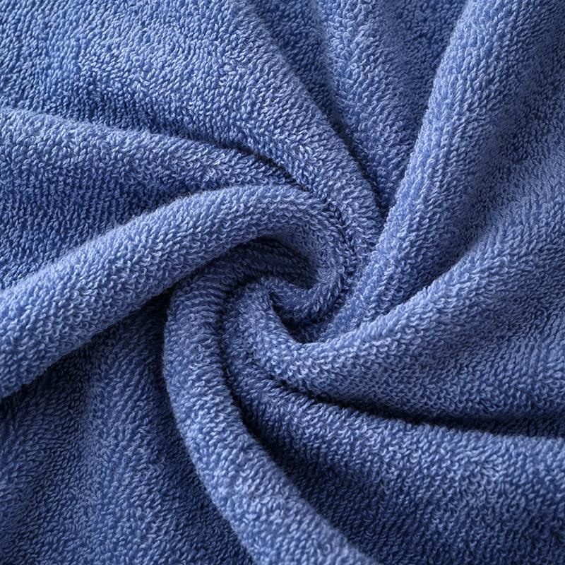 Premium Large Class A Pure Cotton Bath Towel 70x140cm, Thickened with Polyester-Cotton LOGO, Ideal for Beach or Gift, Supermarket Class B