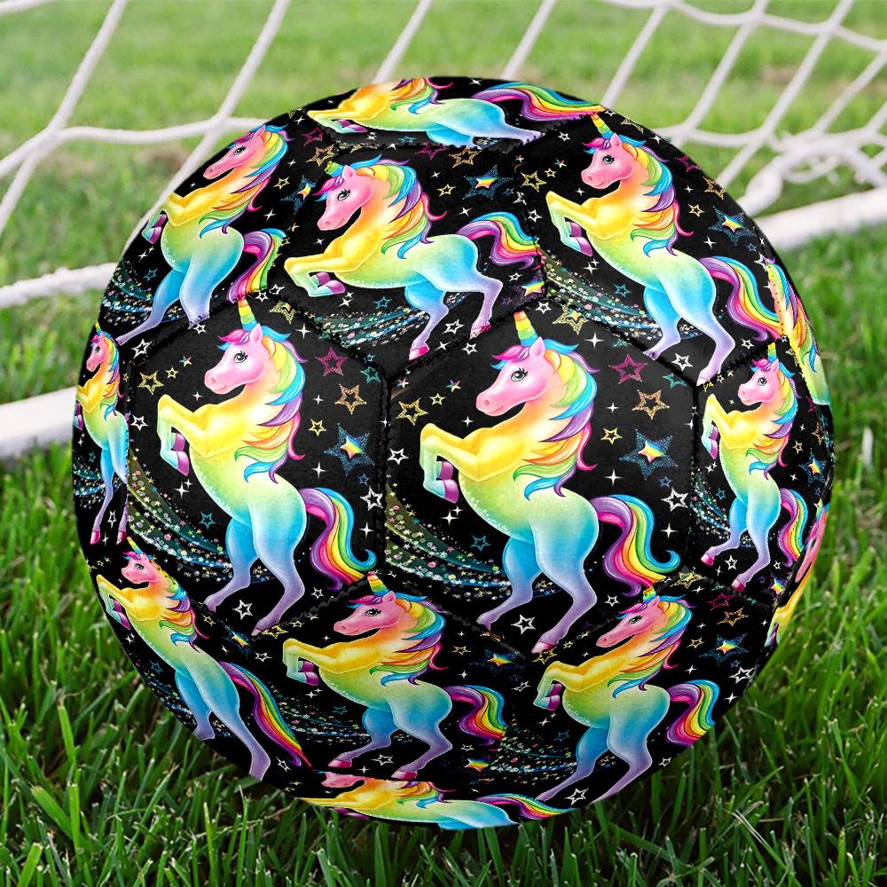 Uni-horse Indoor Soccer Ball Size 5 Colorful All Ages Machine Stitched PVC Competition Ready Durable High-Bounce