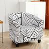 Ins Flower Club Bath Tub Armchairs Chair Covers Stretch Sofa Slipcover Removable Single Small Sofa Couch Cover Bar Counter