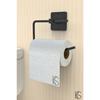 Black Square Towel Holder Roll Towel Holder Wc Napkin Holder Set Of 3