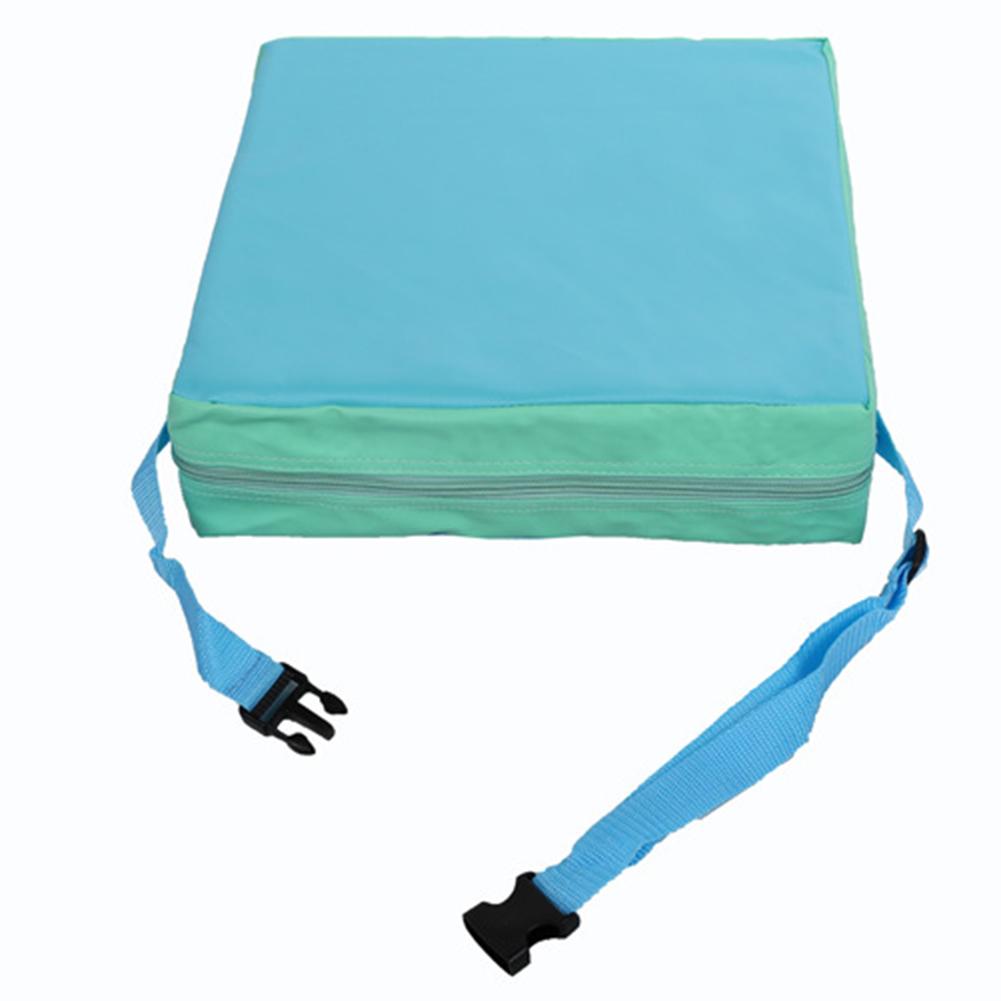 

Children Dining Cushion Portable Washable Increased Chair Pad Foldable Cushion Positive blue#0