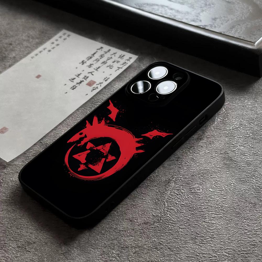F-FULLMETAL A-ALCHEMIST Phone Case For 17 Pro Max Iphone 16 14 Pro Max 12 15 Plus 13 Pro 11 Xr X Xs 8 Plus Back Cover