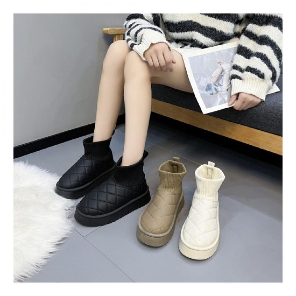 New ArrivalS Open Run Loanhe Women S Warm Sweater Ankle bootS Winter Walker