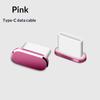Metal Type C Anti Lost Dust Plugs Lightweight Dustproof Port Covers for Android Phones Laptops Tablets Students Gifts
