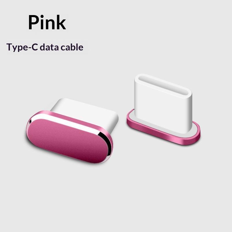 Metal Type C Anti Lost Dust Plugs Lightweight Dustproof Port Covers for Android Phones Laptops Tablets Students Gifts