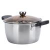 20cm Composite Steel Thicken Milk Soup Pot for Cooking Baby Supplement Food Kitchen Cookware