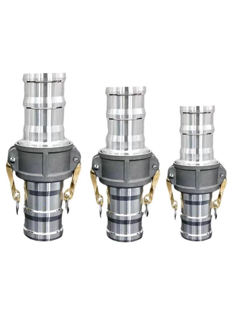 Aluminum Alloy Type C Male & Female Quick Coupler Hose Fittings with Reducing Lever