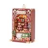 2026 New Style DIY Fridge Magnet Kit 3D Wooden Puzzle Miniature Refrigerator Magnet with LED Light Mini Book Nook Home Decor