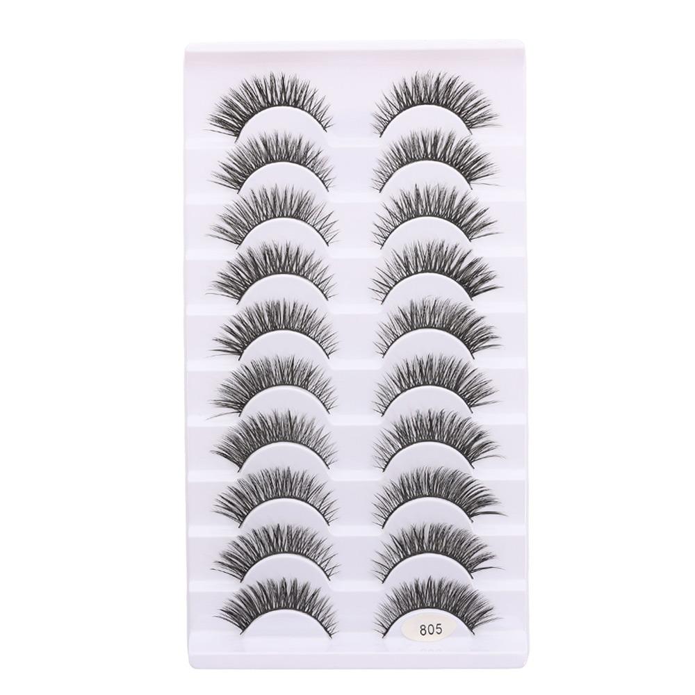 Full Strip False Eyelashes Handmade Fake Eyelash 3D Faux Mink Lash Eye Lash Extension